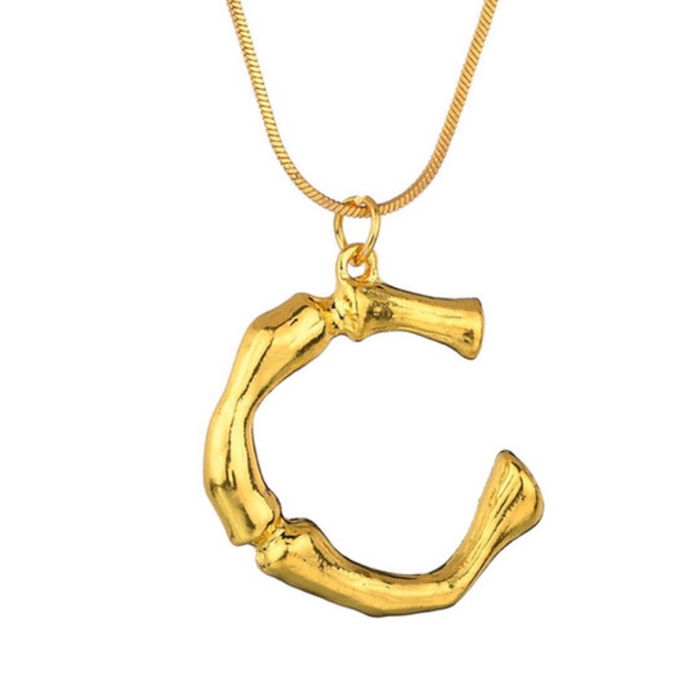 Bamboo Pendant Necklace